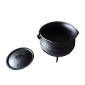 Afrique du Sud Black Painting Camping Potjie Pot 3 Pieds En Fonte